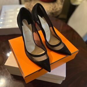 Christian Louboutin Black Galativi 100 Veau